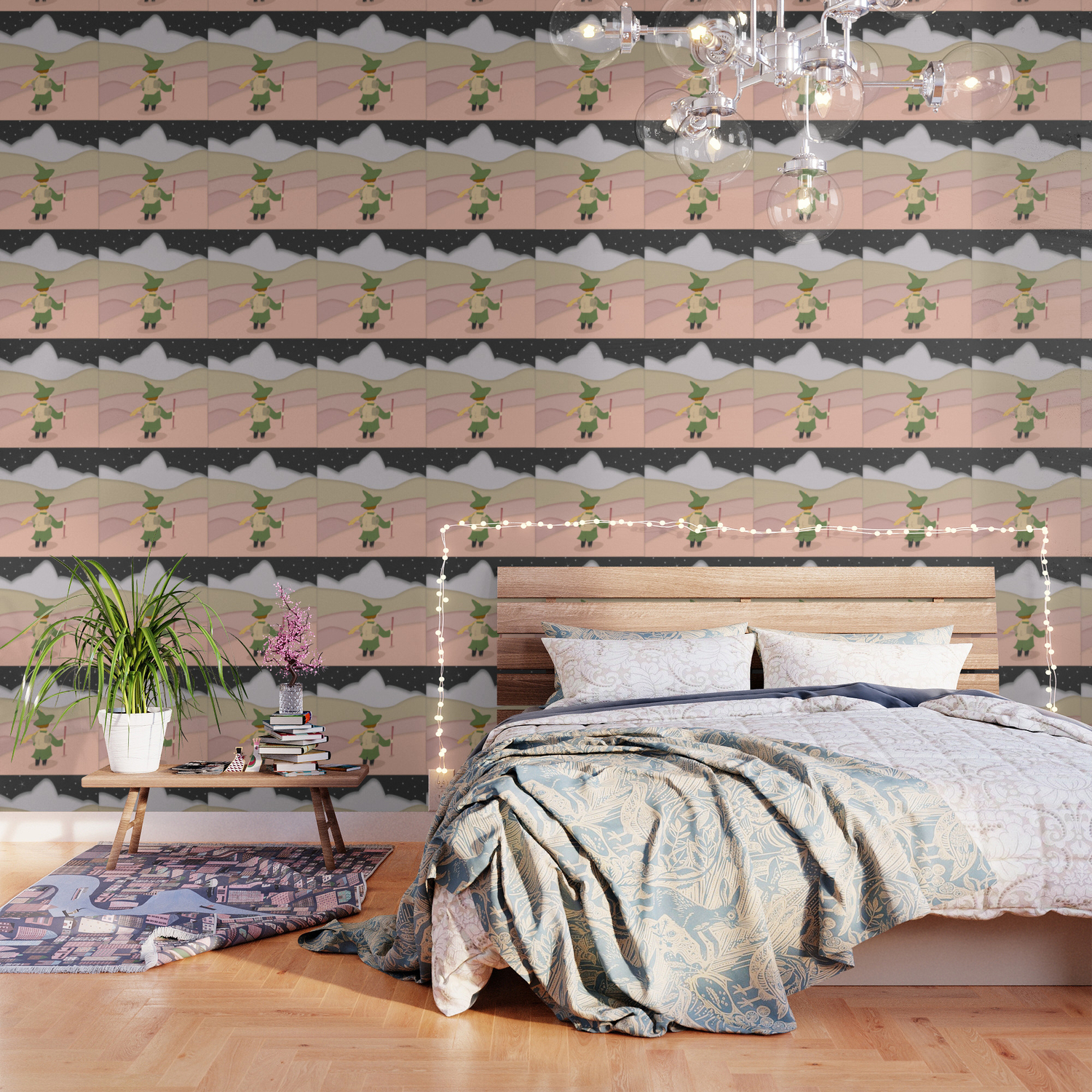 Snufkin Moomin Wallpaper By Hindone Society6
