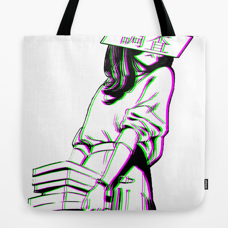 Study Sad Japanese Anime Aesthetic Tote Bag By Poser Boy Society6