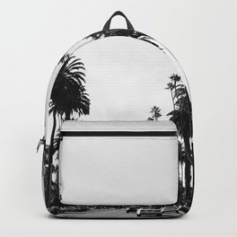 Los Angeles Black and White Backpack