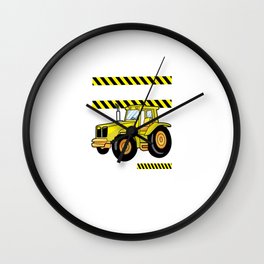 Just A Boy Who Loves Tractors For Tractor Kids Farmer Wall Clock | Countrymusic, Birthday, Farm, Farmer, Curated, Kids, Graphicdesign, Cattle, Country, Harvest 