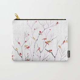 Birch Trees and Cardinal 2  Carry-All Pouch