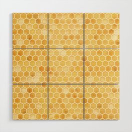 Honeycomb Wood Wall Art