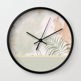 Jungla Wall Clock | Graphicdesign, Watercolor, Digital, Acrylic 