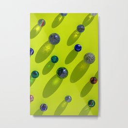 where did my marbles go ?  Metal Print