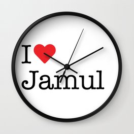I Heart Jamul, CA Wall Clock