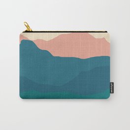 Sunset rolling mountains Carry-All Pouch