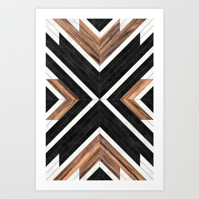 urban tribal pattern no 1 concrete and wood art print by zoltanratko society6 urban tribal pattern no 1 concrete and wood art print by zoltanratko