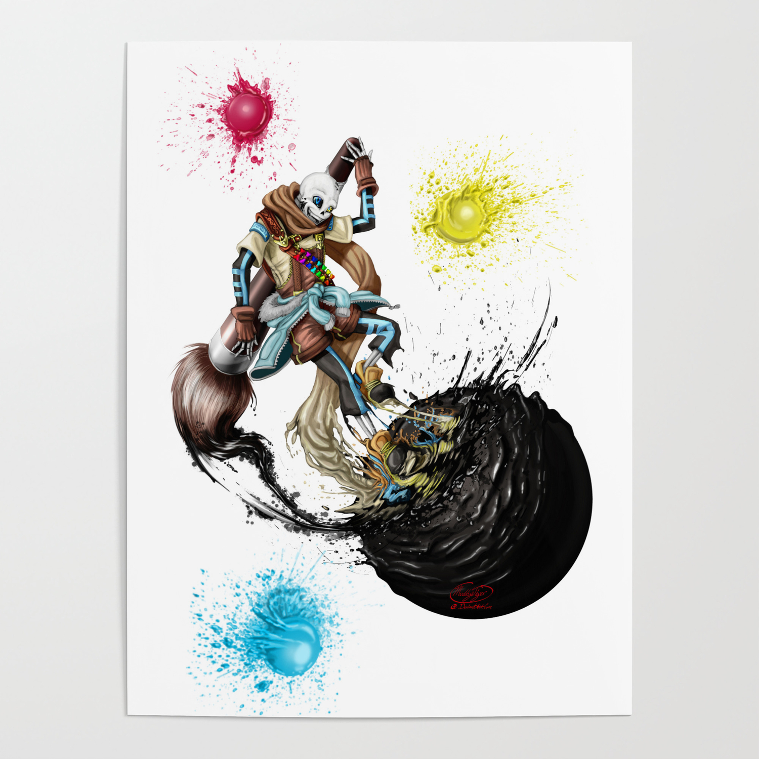 Inksans Poster By Muddytiger Society6 Inksans Poster By Muddytiger Society6