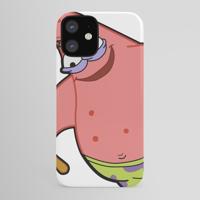 Savage Patrick Star Meme Evil Angry Spongebob Squarepants Iphone Case By Pockying Society6