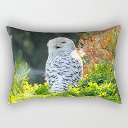 Snowy Owl 1 Rectangular Pillow