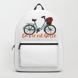 La Vie Est Belle - French Bicycle Backpack