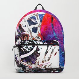 Unique basketball art vs 2- Sports artwork Backpack