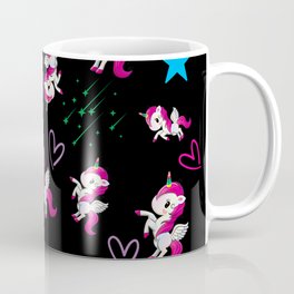 Unicorn Lovers Gift Pattern Coffee Mug