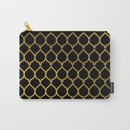 Gold Leaf Luxury Pattern Carry-All Pouch