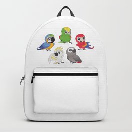 parrot print Backpack