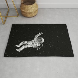Astronaut in the outer space Rug