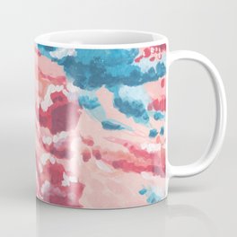 Blue and Pink Cloudy sky Coffee Mug