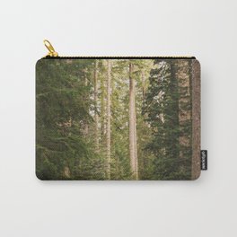 Redwood Forest Black Bear Adventure - National Parks Nature Photography Carry-All Pouch | Abstract, Pattern, Forest, National, Landscape, Mountains, Redwood, Vintage, Digital, Painting 
