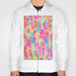  ABSTRACT MODERN  COLORFUL PINK #1544 PATTERN Hoody