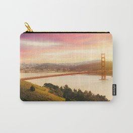Golden Gate Bridge | San Francisco California Landscape Sunset Travel Photography Carry-All Pouch