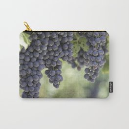 black grape grows on vineyard Carry-All Pouch