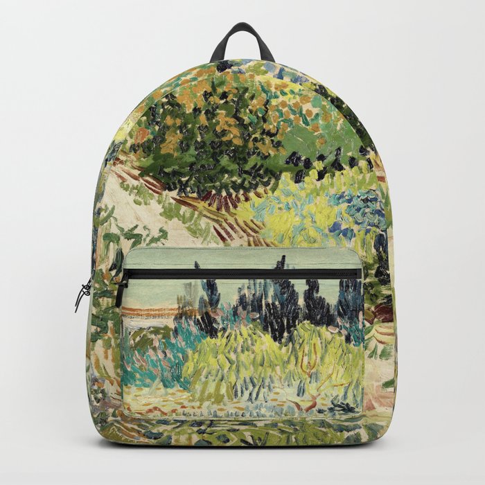 Vincent Van Gogh : Garden at Arles Rucksack | Gemälde, Purevintagelove, Vangoghseries, Pop-art, Digital, Oil, Impressionism, Natur, Blumen, Floral