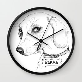 Karma is a b*tch Wall Clock