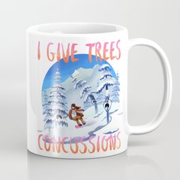 Snowboard Steve - I give trees concussions Coffee Mug