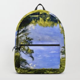 The Mirrored Lake of Silver Dreams Backpack