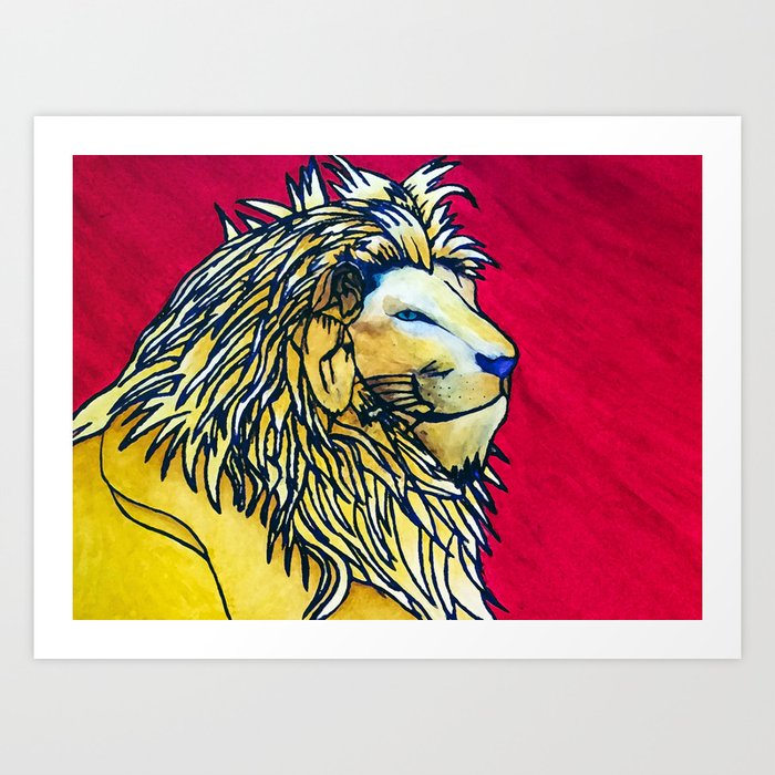 Lion Of Judah Art Print By Kyleellsworth Society6 This black hoodie features an oversized print of a crowned lion of judah accented with rasta colors on the back. society6