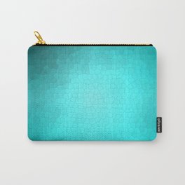 Blue, the color of sea waves, heavenly glow like a mosaic and stained glass Carry-All Pouch