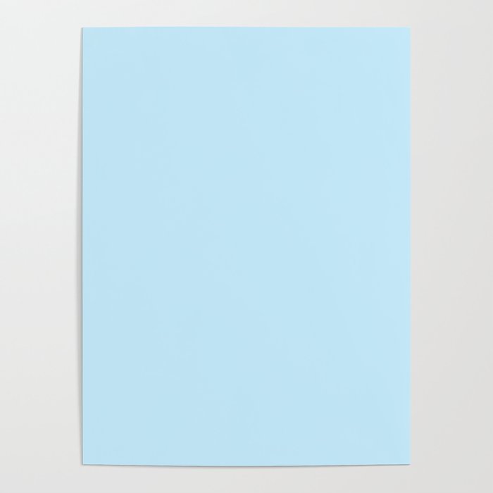 picture Solid Pastel Colors Blue pastel blue light pale powder blue solid color poster by multifascinated