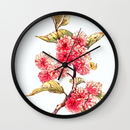 Apple Blossoms Wall Clock