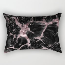 Undefined Mauve Gold Abstract #1 #decor #art #society6 Rectangular Pillow
