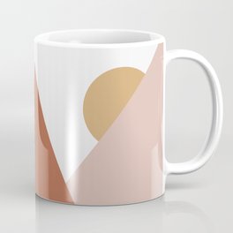 Geometric Sunset Coffee Mug