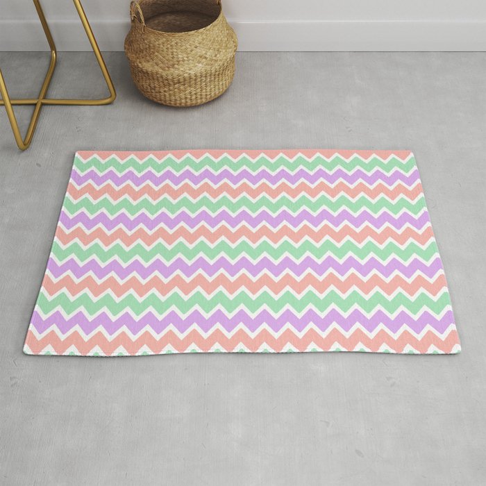 Coral Lavender And Mint Green Chevron Rug By Decampstudios Society6 8,731 results for coral peach. society6