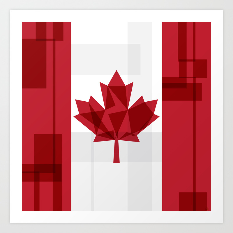 O Canada Art Print By Fimbis Society6