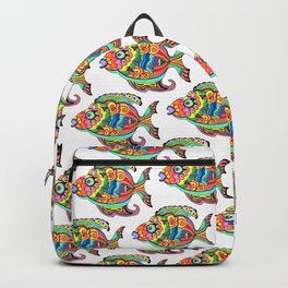 Belizean Moon Fish Backpack | Drawing, Interiordecorating, Kids, Sea, Ocean, Interiordesign, Schwalbe, Homedecor, Handdrawn, Aminals 