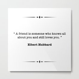 Elbert Hubbard Quote Metal Print | Motivational Quote, Literature, Graphicdesign, Quote, Text, Life Quote, Sayings 