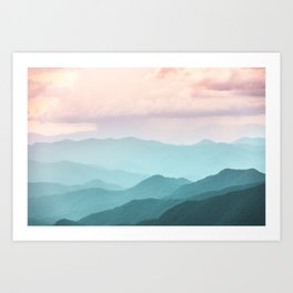 Mountain Sunset Art Prints For Any Decor Style Society6