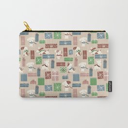 Puppies and Christmas Presents Carry-All Pouch