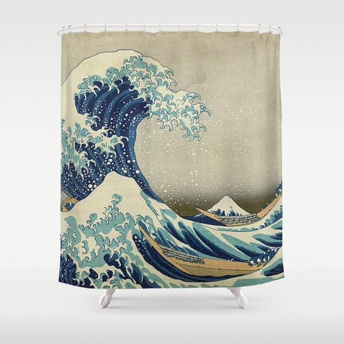 The Great Wave Off Kanagawa, Wave Shower Curtain