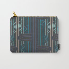 art deco stripe Carry-All Pouch