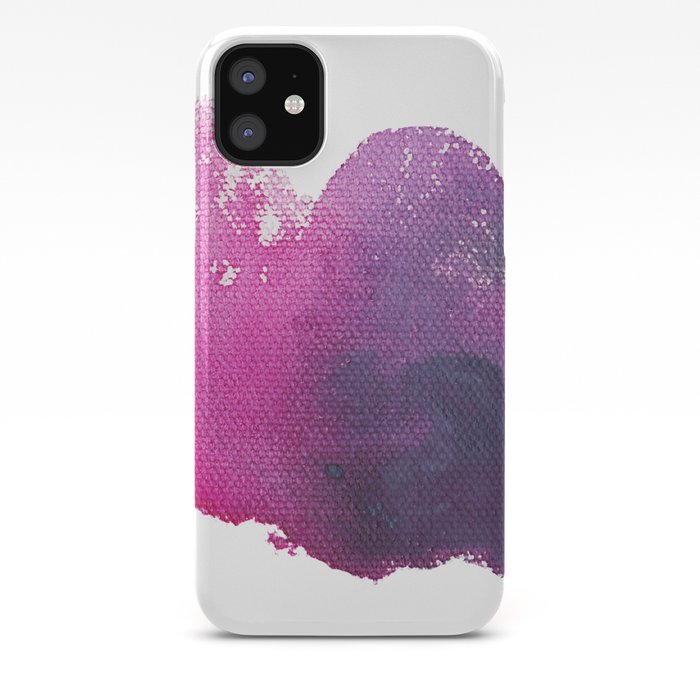 Bright Skies Pink Abstract Painting Acrylic Iphone Case By