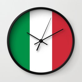 Flag of Italy - Italian flag Wall Clock