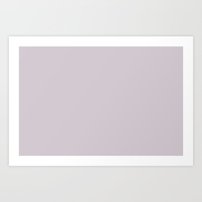 Periwinkle Pastel Purple Solid Color Pairs W Behr Paint S 2020 Forecast Trending Dusty Lilac Art Print By Simply Solids Colors Single Shades Society6 - Light Purple Paint Colors