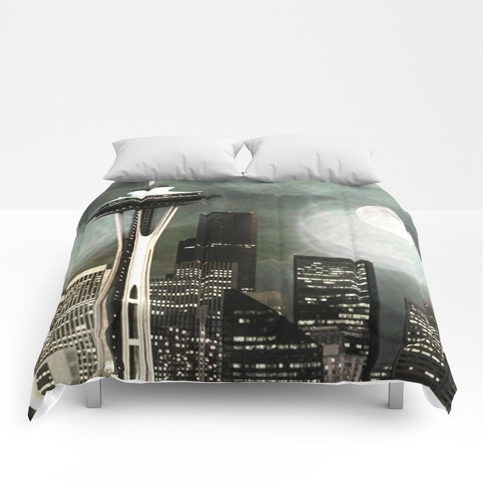Fifty Shades of Grey Space Needle Comforters by Christine aka stine1 