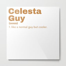 Celesta Guy - Celesta Metal Print | Synthesizer, Musician, Cosmic, Composer, Lanquidity, Sunra, Jazz, Painting, Birthday, Orchestra 