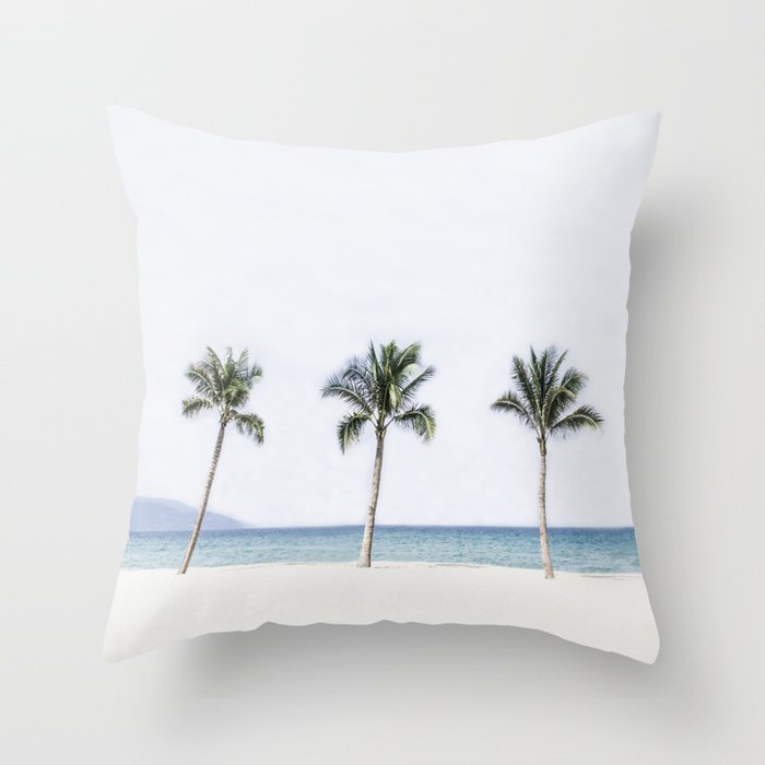 Palm trees 6 Throw Pillow by andreas12 Society6
