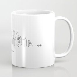 Philadelphia Skyline Drawing Coffee Mug